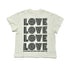 【ニードルワークス】30/-天竺LOVE Tシャツ |1size~2size|2125311W